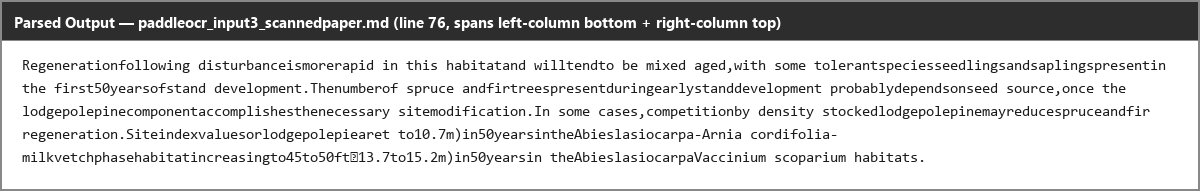 Output artifact for "Reading-order preservation" test: The words stay in the correct sequence, but paragraph boundaries are lost at the column transition., paddleocr_input3_scannedpaper_study_area_colbreak_parsed_partial_success.png