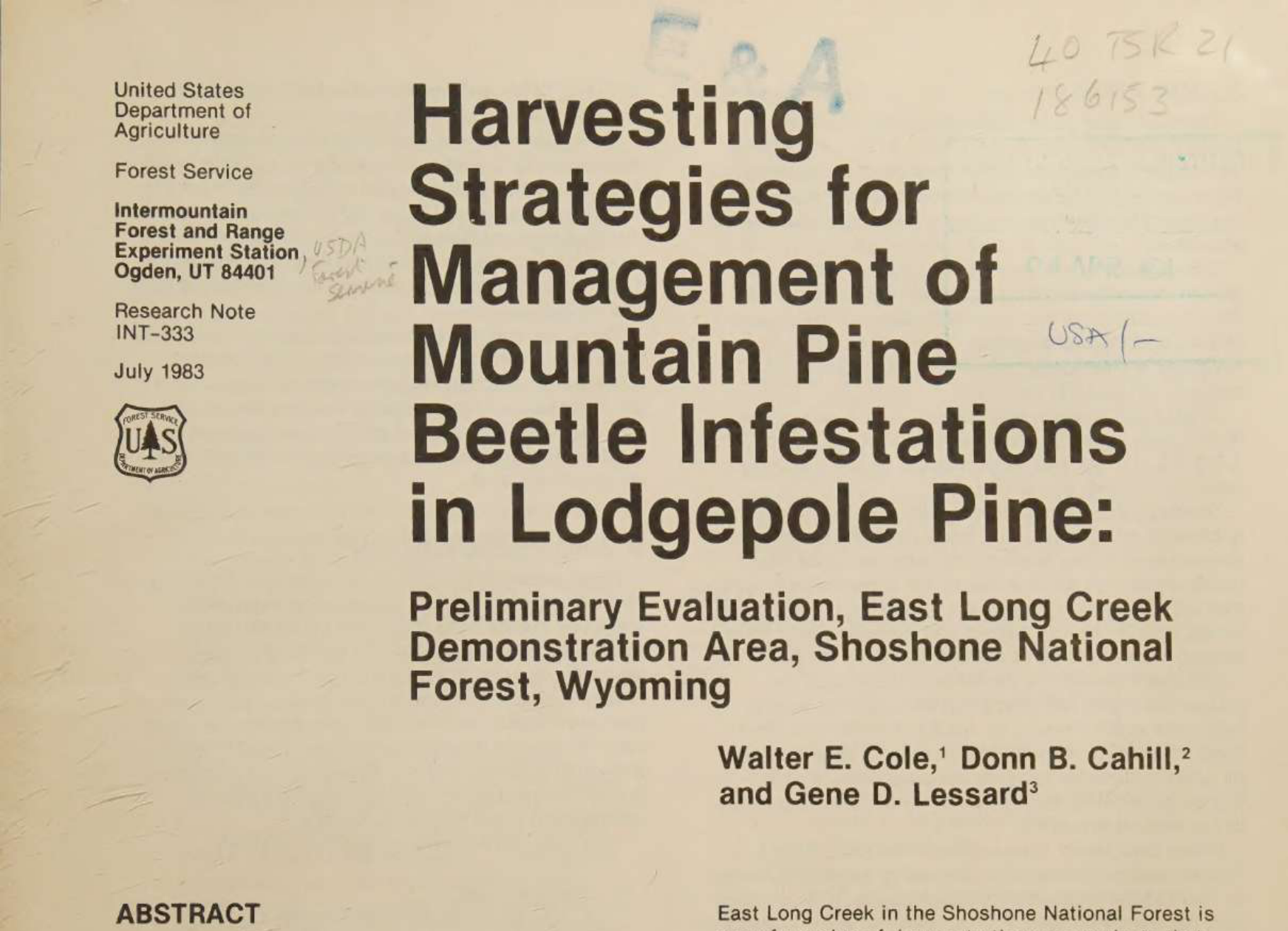 Input artifact for "Embedded Visual Preservation" test: INPUT, mineru_input3_scannedpaper_title_page.png