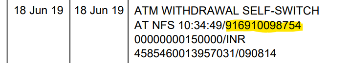 Input file 1 — as supplied