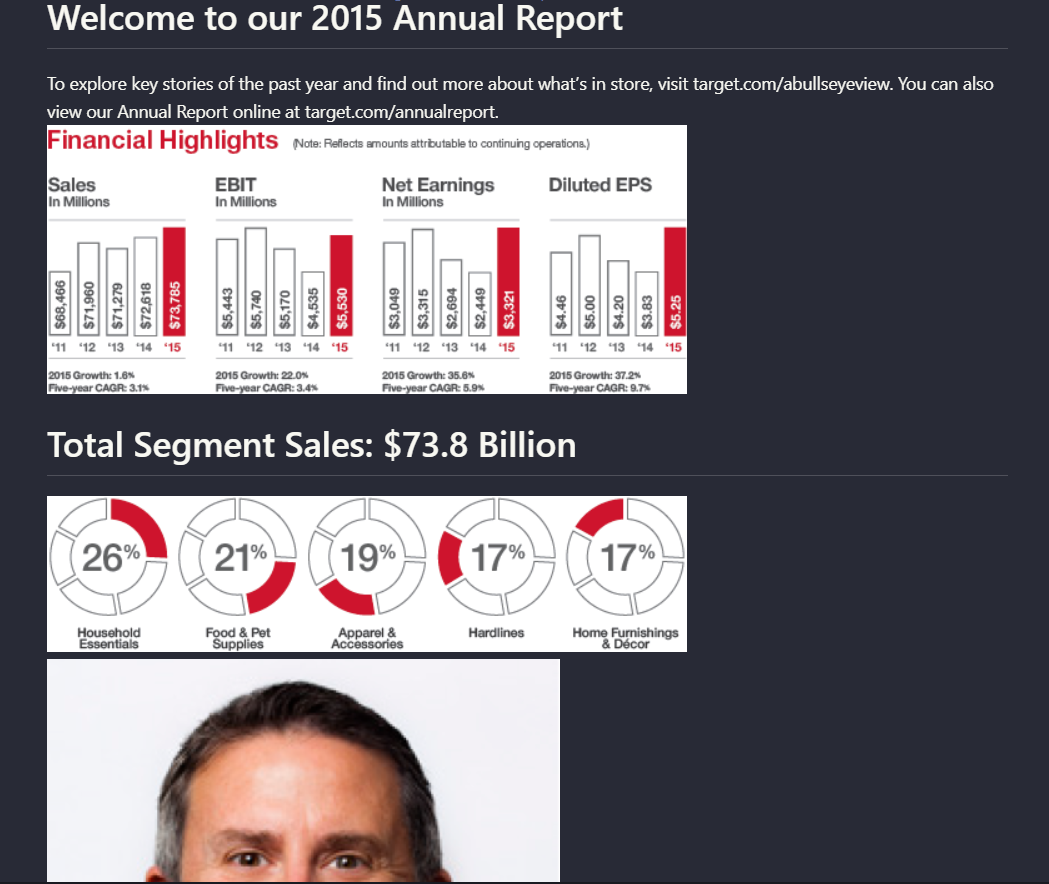 Output artifact for "Embedded Visual Preservation" test: The output keeps the financial highlights chart and segment-share graphics embedded in the document flow rather than dropping them., adobe_hybrid_earningspdf_parsed_embedded_assets.png