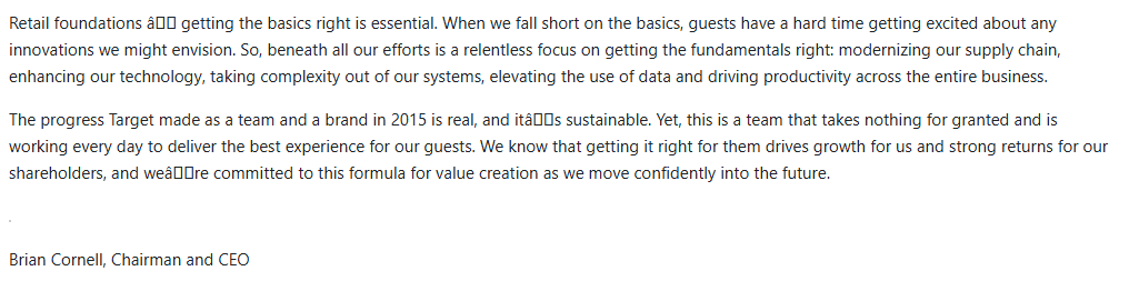 Output artifact for "OCR Text Extraction" test: The CEO letter text is readable, but punctuation and a few characters are corrupted., mineru_input1_hybridearnings_ceo_letter_parsed_failure.png