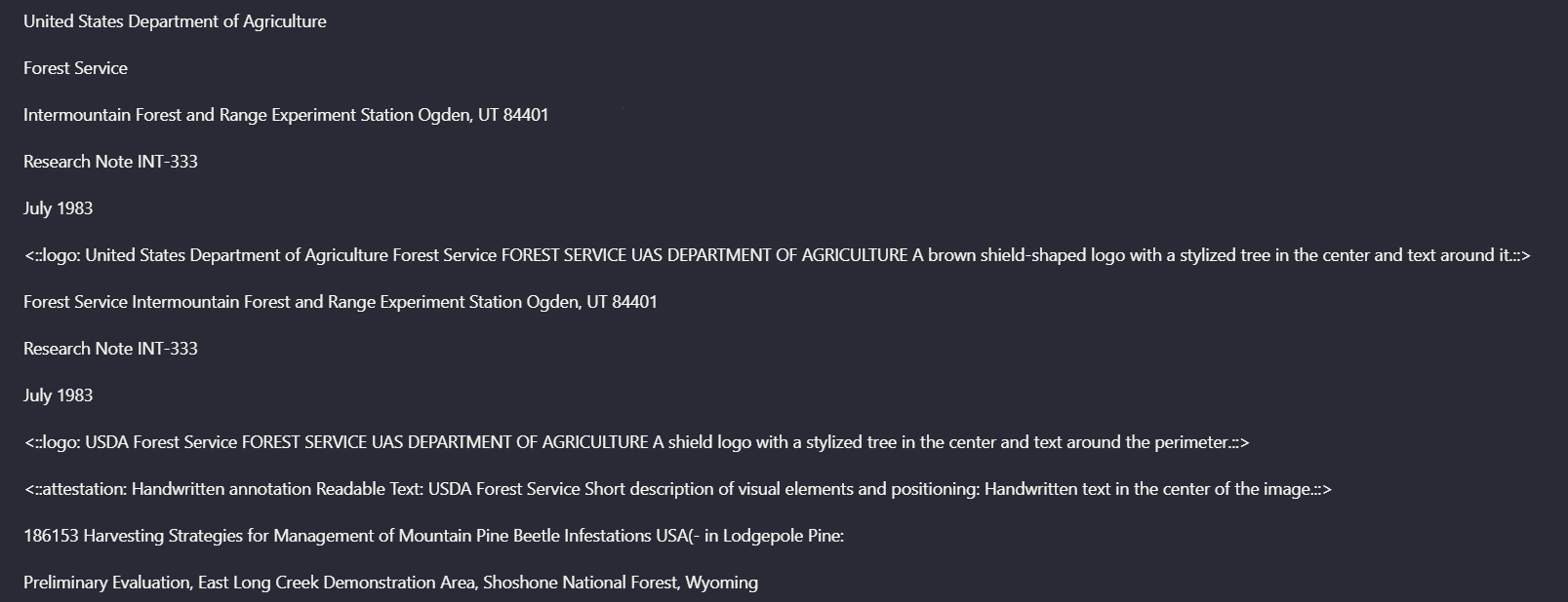 Output artifact for "Reading Order Reconstruction" test: Recovered the opening content, but the title-and-surrounding-content relationship was not semantically clean., landingai_scannedpdf_parsed_page1.png
