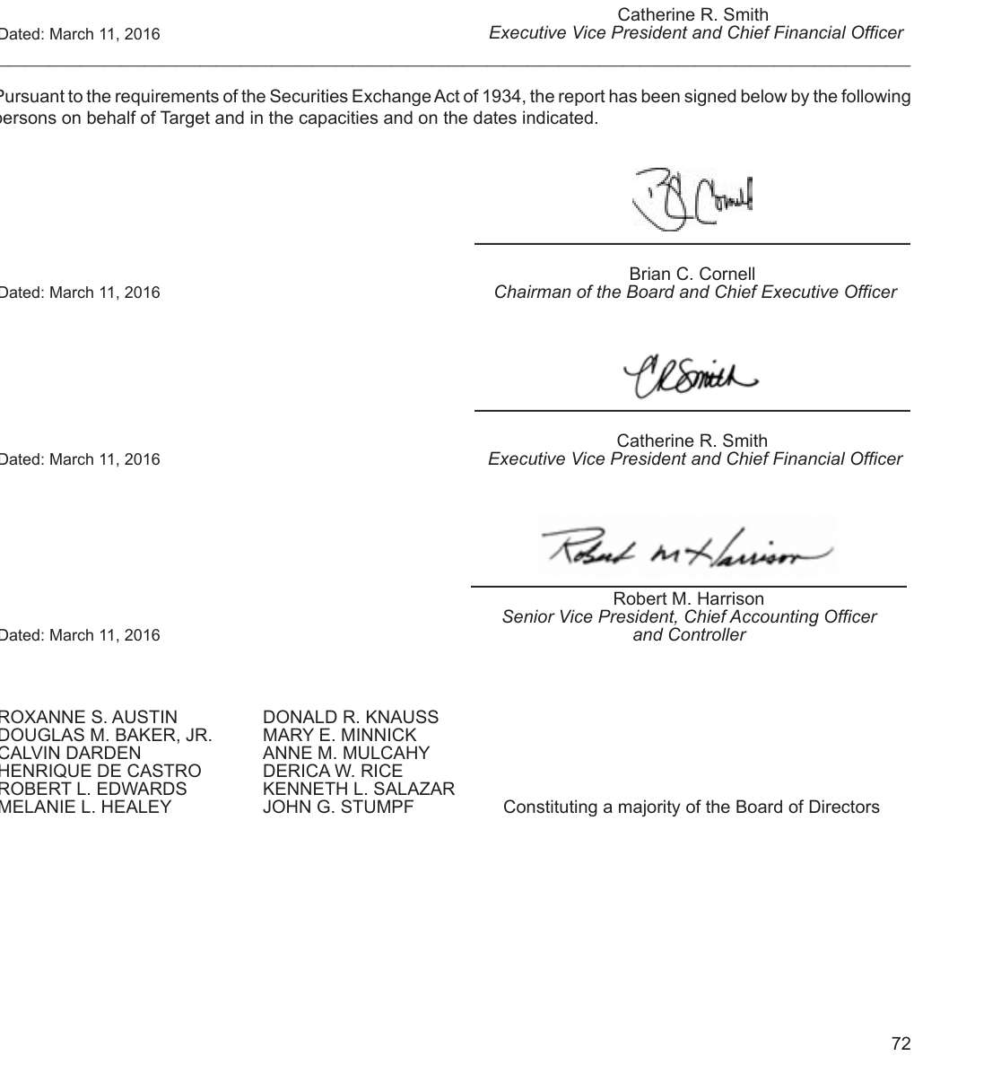 Input artifact for "Embedded Visual Element Retention" test: Formal signatures page from the hybrid earnings report., dolphin_input1_hybridearnings_signatures_source.png
